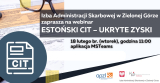 Webinar: Estoński CIT - ukryte zyski